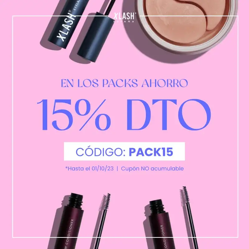 Leer Oferta en Xlash España: ¡Doble descuento en todos los packs ahorro!
