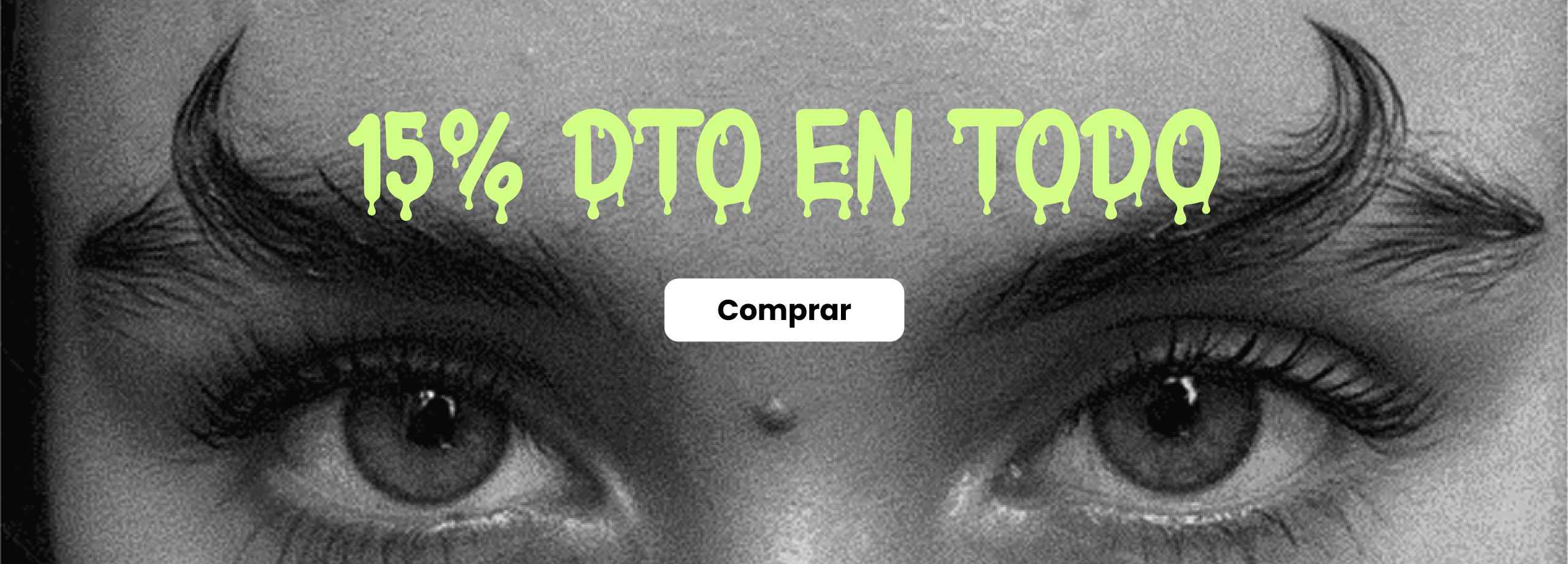 Promo Halloween: 15% Dto en todo + Regalo Máscara por compras +40€