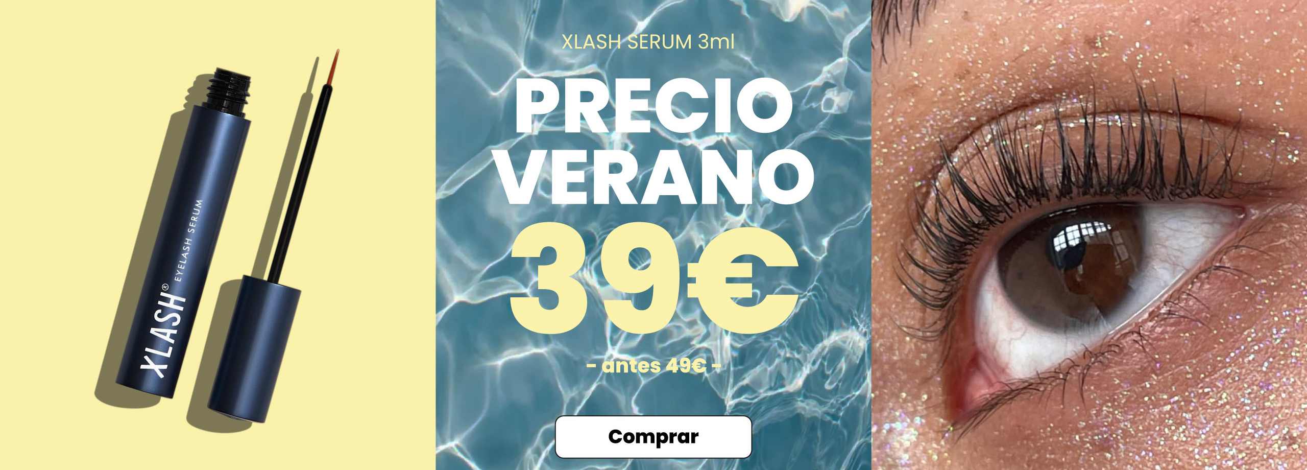 Precio Verano: Xlash 3ml a 39€