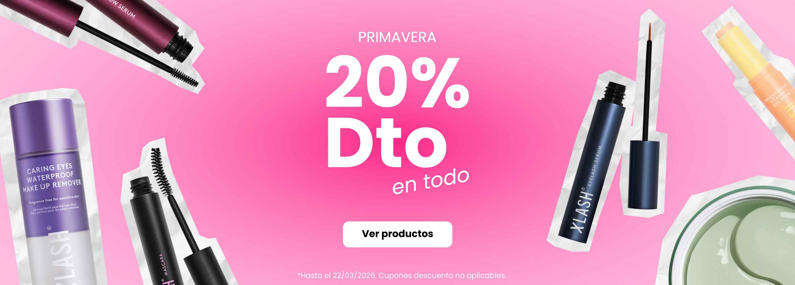 Descuento de Primavera: 20% en todo