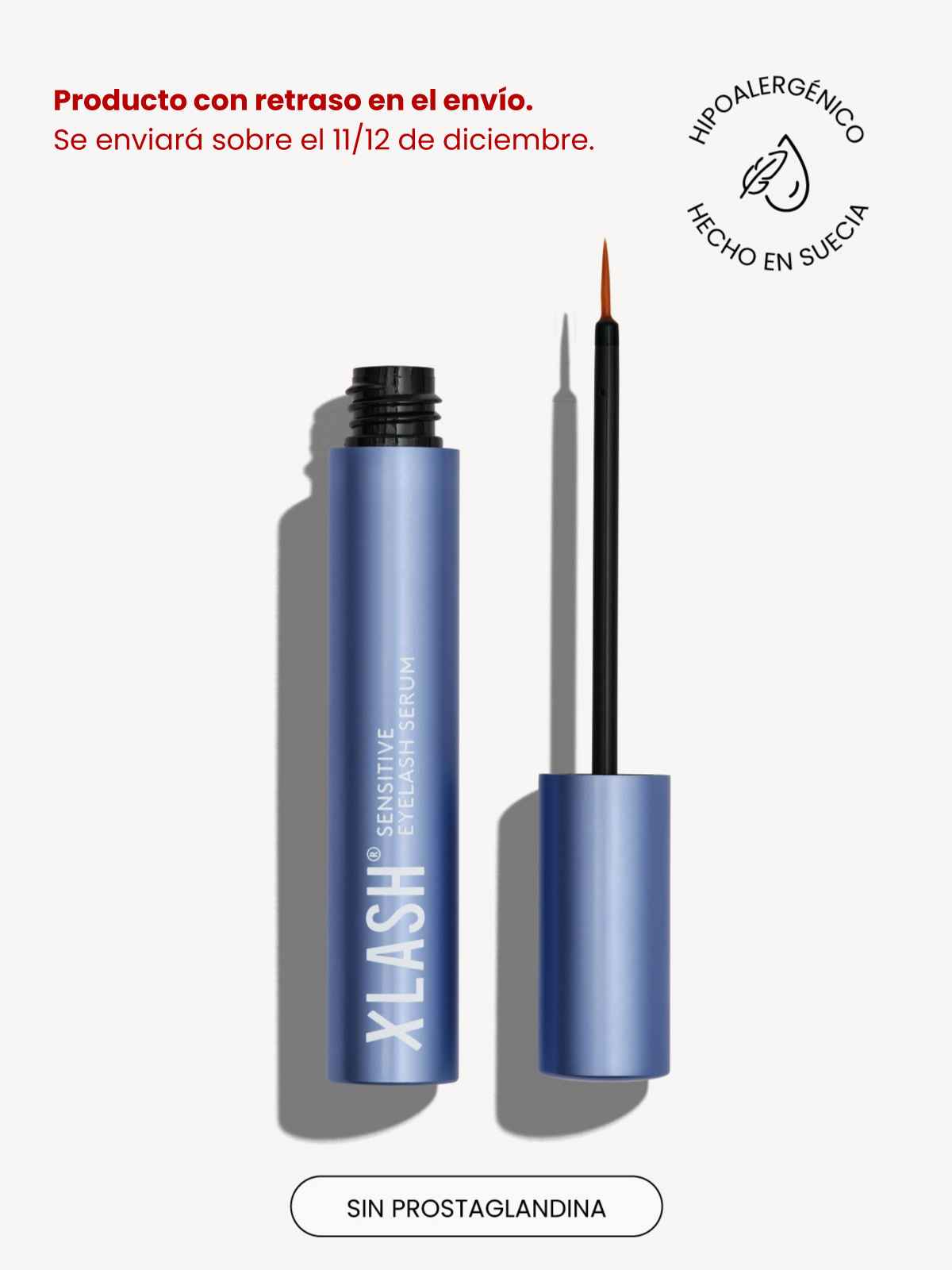 Xlash 3ml SENSITIVE Serum Crece Pestañas