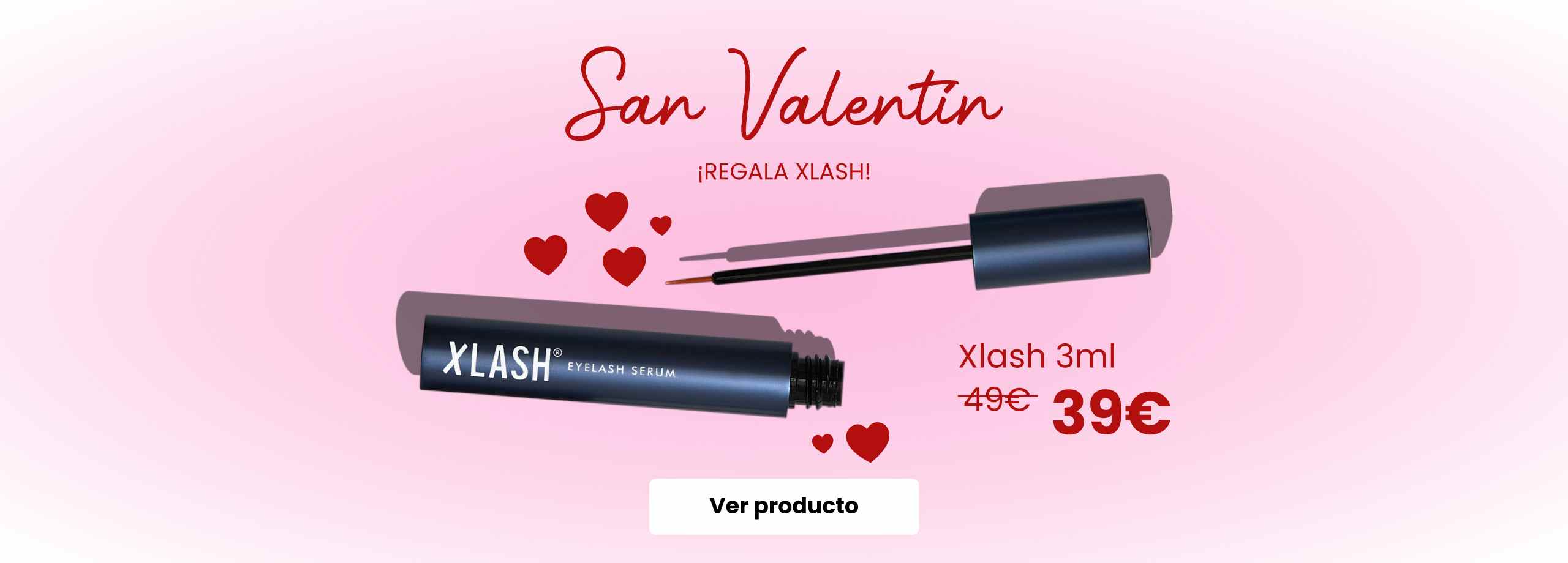 San Valentín – Xlash 3ml ahora 39€ (antes 49€)