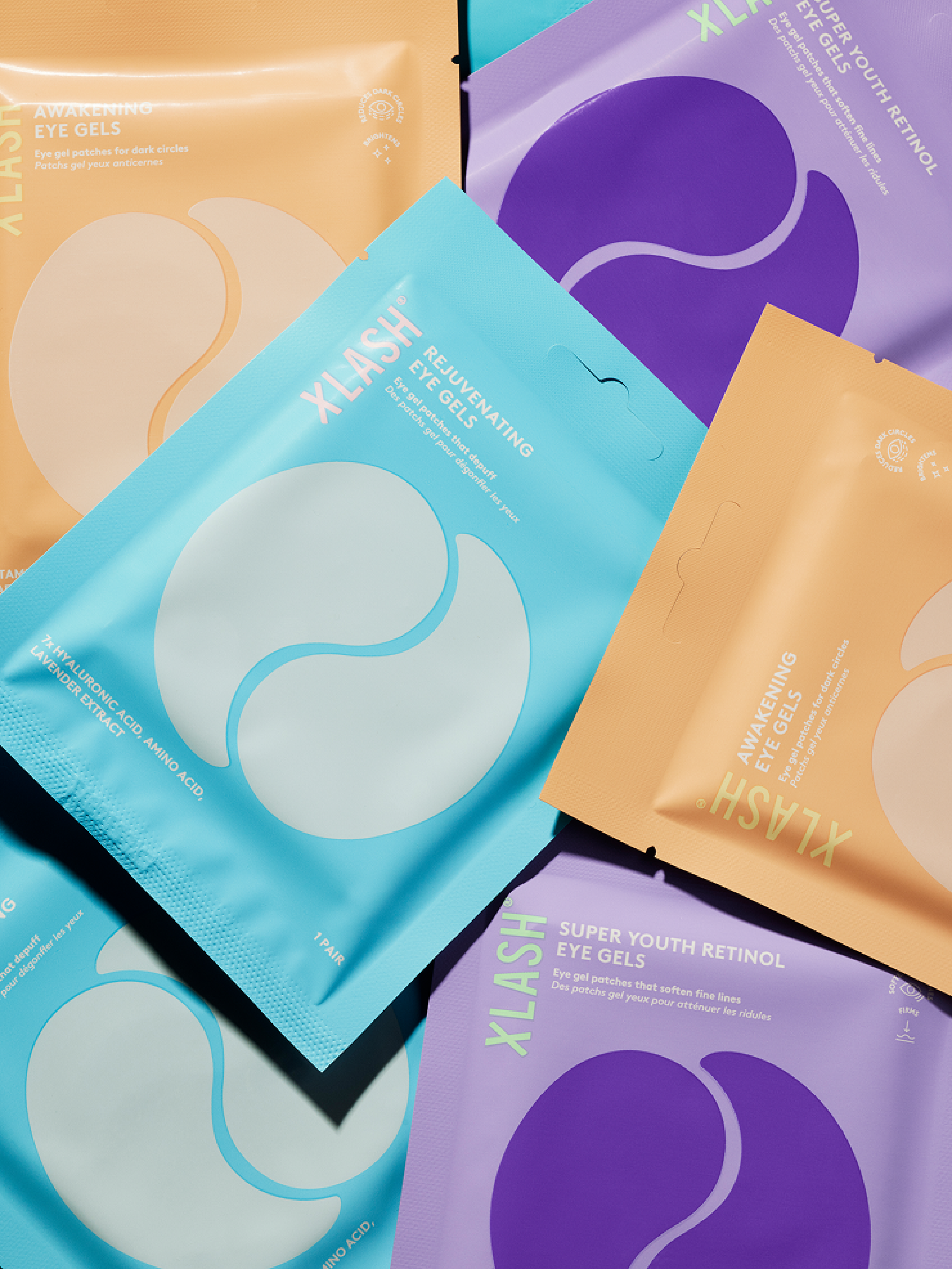 Trío de Parches Eye Love - Xlash